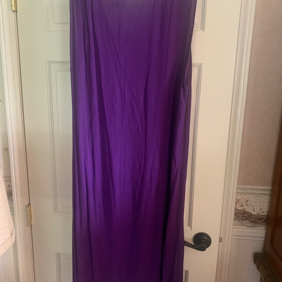 Women’s deep purple maxi dress with jacket - Picture 7 of 7